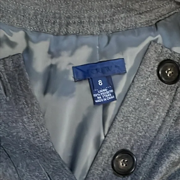 J. Crew Gray Wool Jacket - Picture 7 of 10